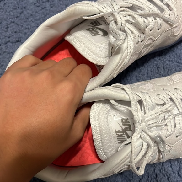 Nike AF1 React White Light Bone - Picture 2 of 5